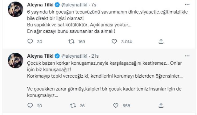 6 yaşındaki kızın evliliğini Aleyna Tilki üzerinden savunan şahıs ünlü şarkıcıyı çıldırttı: Hepiniz potansiyel suçlusunuz