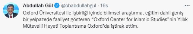 Abdullah Gül'ün Kraliçe Elizabeth'in hayatını kaybettiği gün İngiltere'de olduğu ortaya çıktı