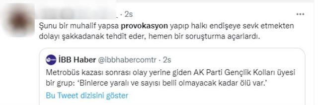 AK Parti Gençlik Kolları'ndan metrobüs kazasına ilişkin tepki çeken video: Binlerce yaralı ve ölüler var,