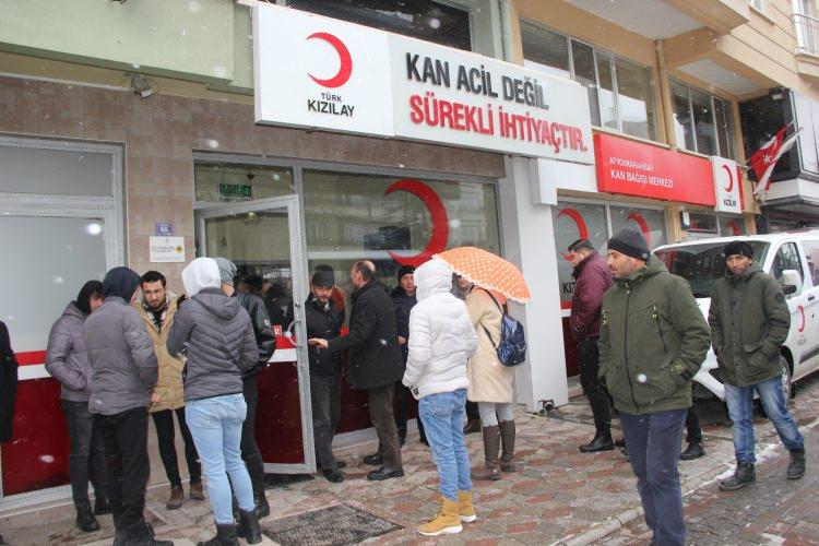 <p><strong>AFYONKARAHİSAR</strong></p>

<p>Afyonkarahisar'da vatandaşlar, depremler sonrası bölgede oluşabilecek ihtiyacın karşılanması için kan bağışında bulundu.</p>
