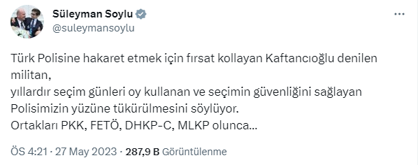 Bakan Soylu ile Canan Kaftancıoğlu arasında tükürük tartışması