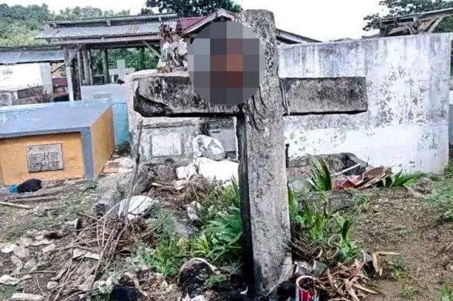 Bufalo satışından komisyon alamayan bakıcı hayvanın sahibinin kafasını kesip mezarlıkta sergiledi
