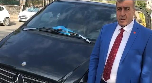 CHP İl Başkanlığı'na kayyum olarak atanan Ahmet Budak'ın makam aracına Kalaşnikof mermisi bırakıldı