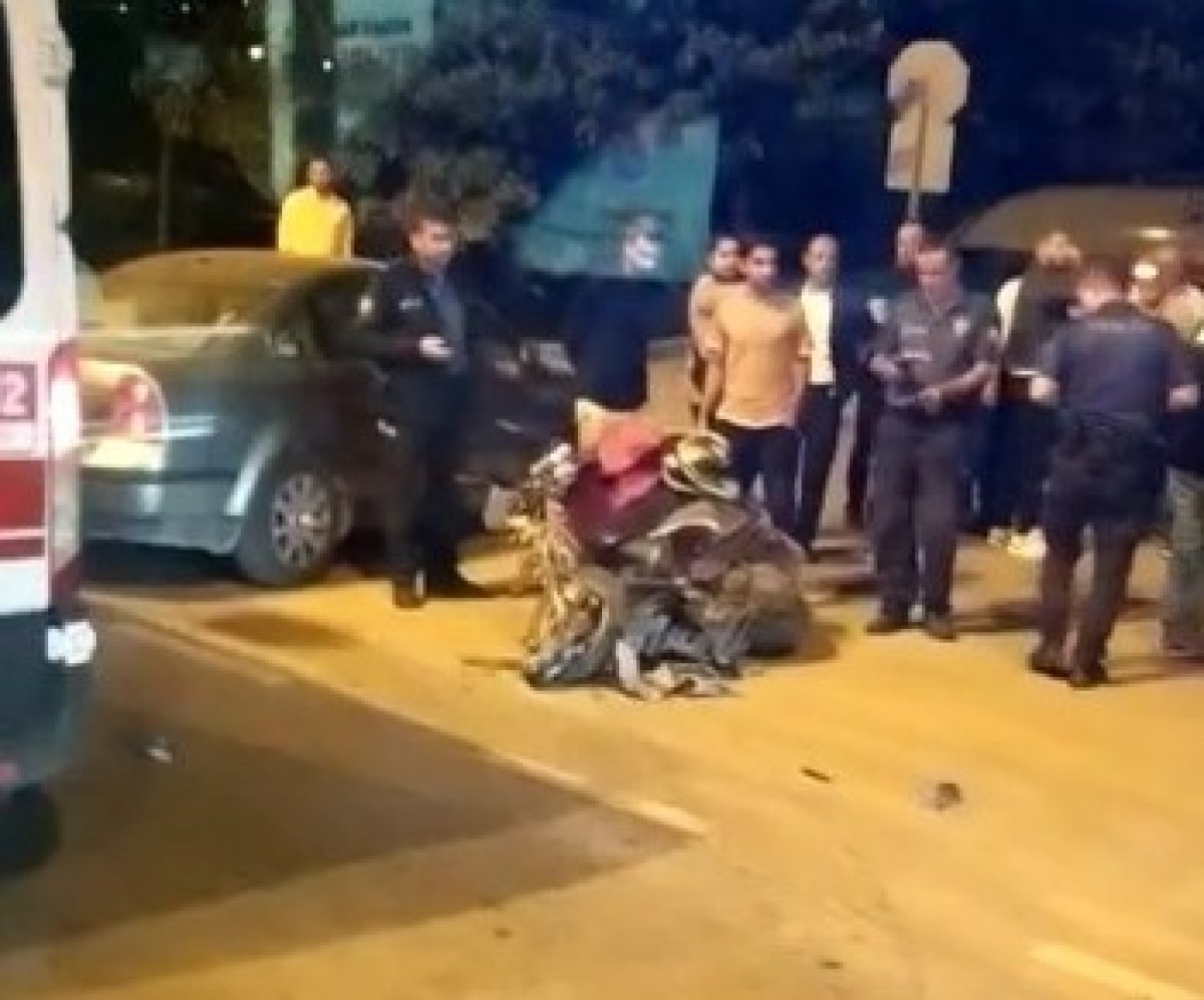 Denizli de kadın sürücünün çarptığı motokurye kurtarılamadı #3