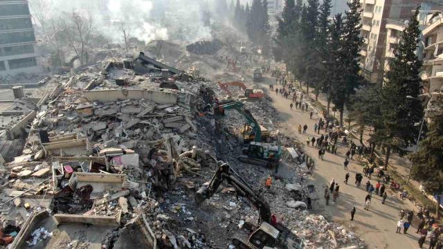Depremin merkez üssü Kahramanmaraş felaketin 6'ıncı gününde havadan görüntülendi
