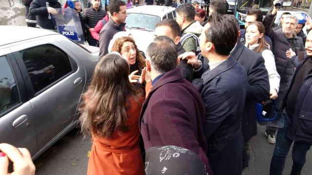 Diyarbakır'da olaylı yürüyüş! HDP'li vekilden polise tehdit: Kenti birbirine katarız