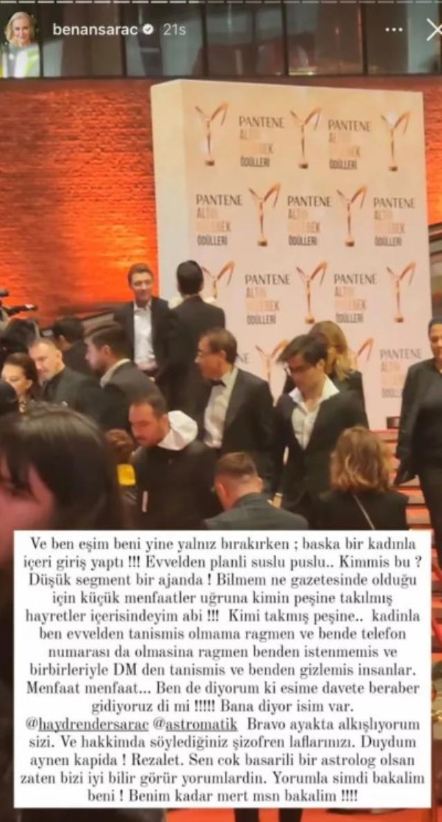 Ender Saraç boşanıyor mu? Eşi Benan Saraç paylaşımda açtı ağzını yumdu gözünü