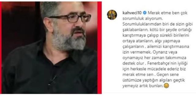 Fenerbahçe'de kötü performansı eleştirilen İrfan Can Kahveci, ünlü yorumcuya hakaret etti