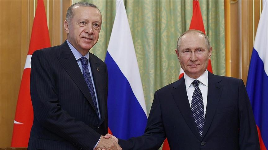 Erdoğan'ın 5 Ağustos'taki Rusya ziyaretinden bir kare