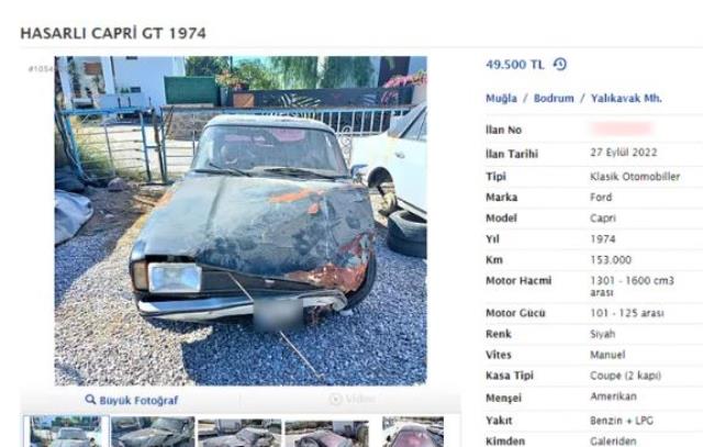 Fotoğraftaki bu araba ilana çıkarıldı! Satış rakamını tahmin etmek neredeyse imkansız