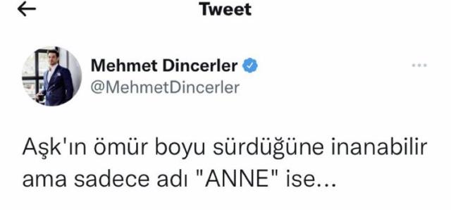 Mehmet Dinçerler'in eski tweet'leri ortalığı karıştırdı! Tepkilerin ardında sosyal medya hesabını kapattı Mehmet Dinçerler'in eski tweet'leri ortalığı karıştırdı! Tepkilerin ardında sosyal medya hesabını kapattı