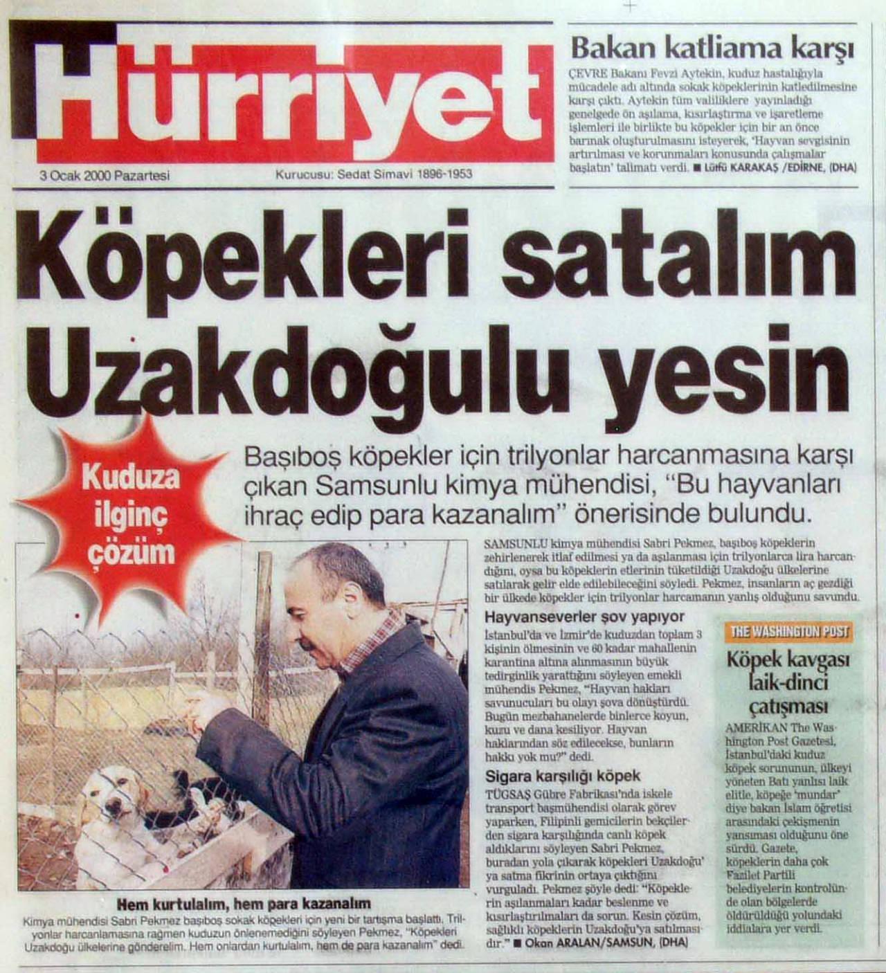 3.1.2000 - Hürriyet