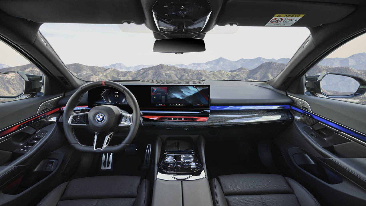 BMW i5 M60 iç tasarım