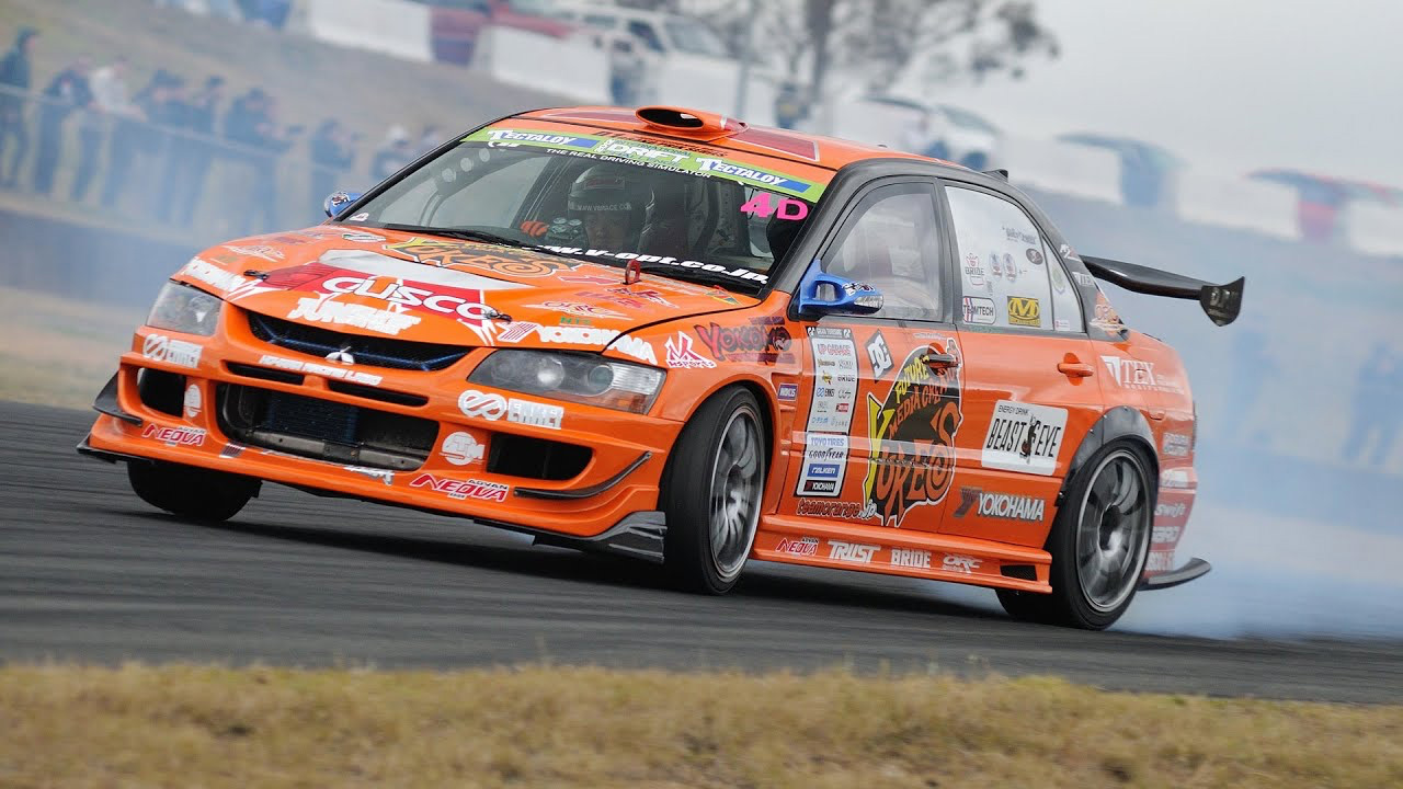 lancer evo drift