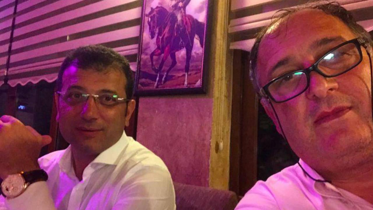 İBB Başkanı Ekrem İmamoğlu ile İBB Muhtarlık İşleri Daire Başkanı Yavuz Saltık