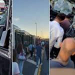 İstanbul Avcılar'da 4 metrobüs çarpıştı: 99 yaralı