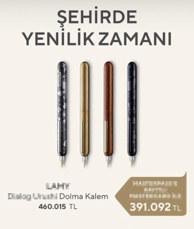 Ünlü markanın sattığı kalemin fiyatı dudak uçuklatıyor!