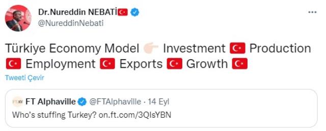 Bakan Nebati'den İngiliz gazetesinin çirkin iddiasına yanıt: Türkiye Ekonomi Modeli