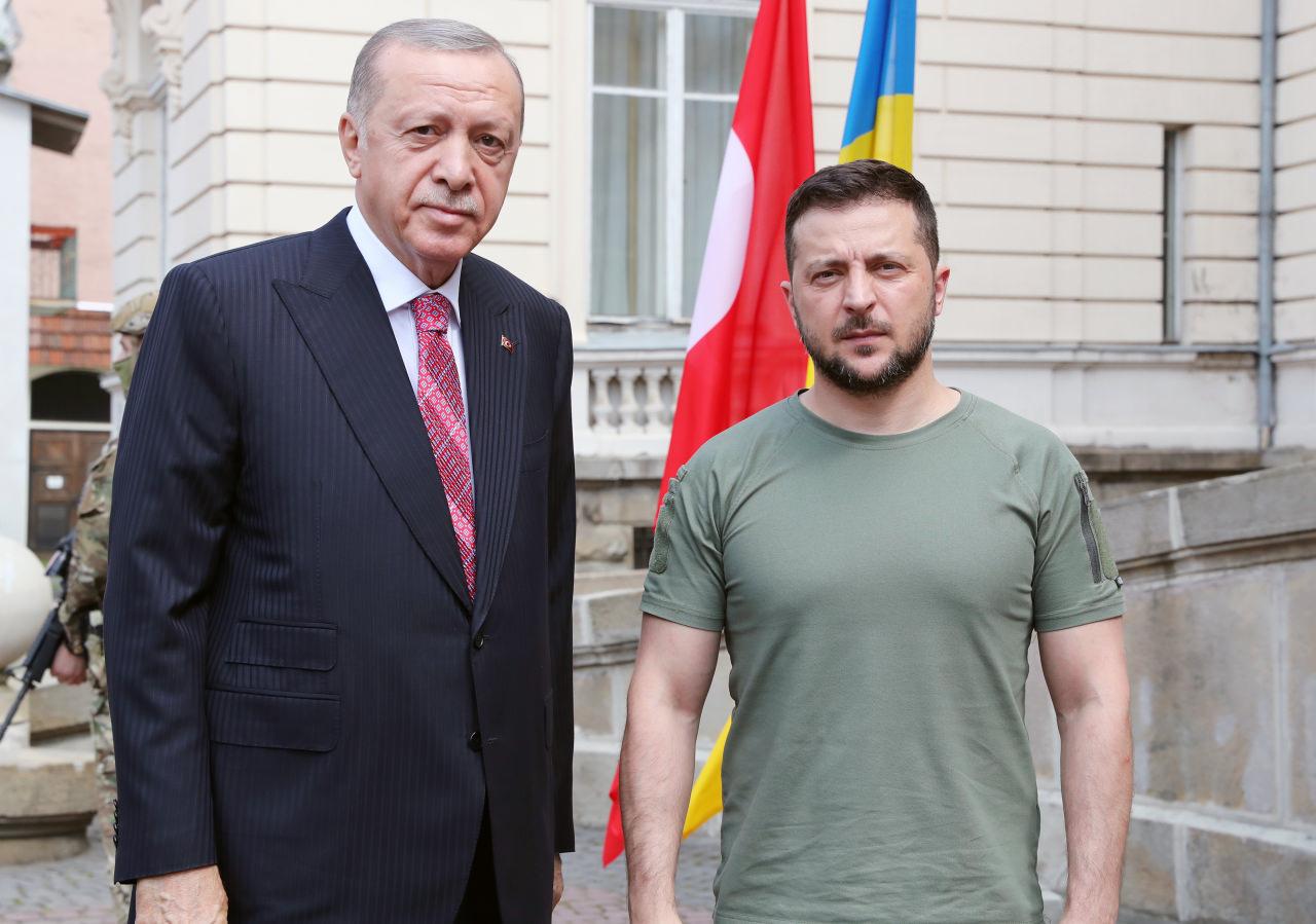Erdoğan'ın 18 Ağustos'taki Ukrayna ziyaretinden bir kare