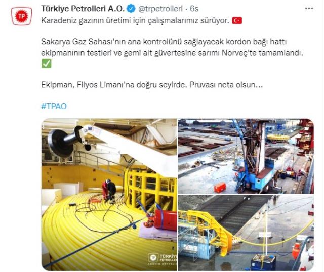 Karadeniz gazında yeni gelişme! Testleri Norveç'te yapılan ekipman Türkiye'ye doğru yola çıktı
