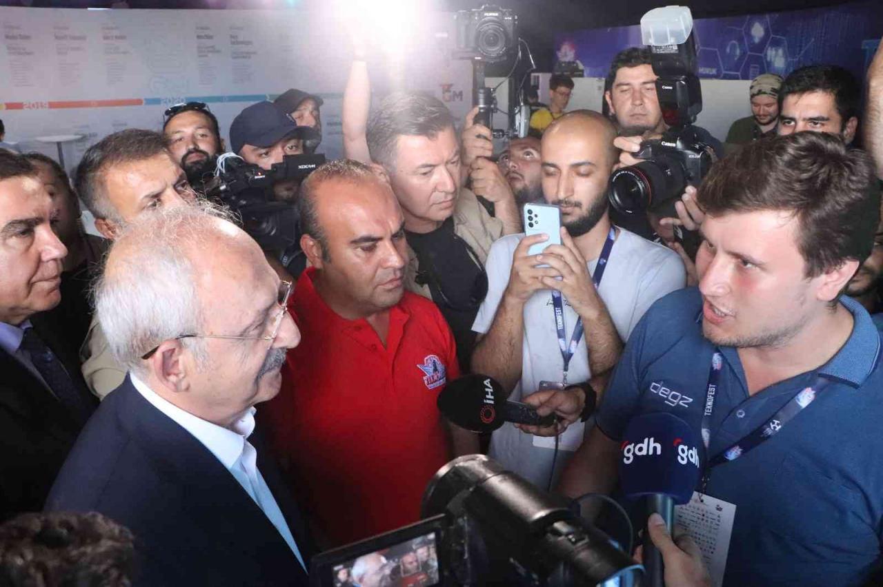 CHP lideri Kemal Kılıçdaroğlu TEKNOFEST'te