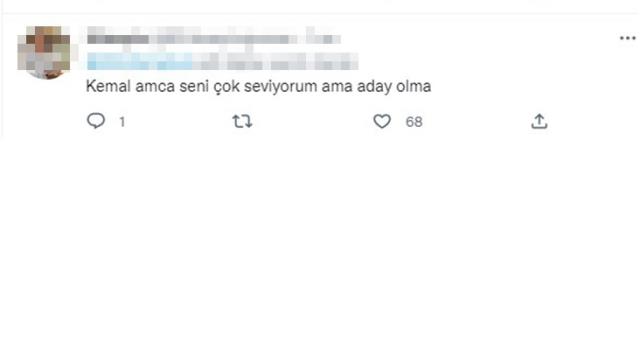 Kılıçdaroğlu 32 saniyelik video paylaştı, herkes altına 'Ne olur aday olma' yorumları yapıyor