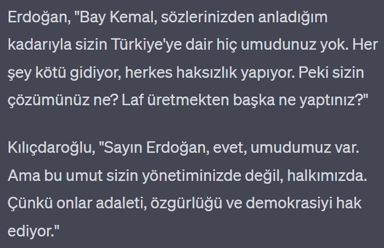 erdoğan kılıçdaroğlu