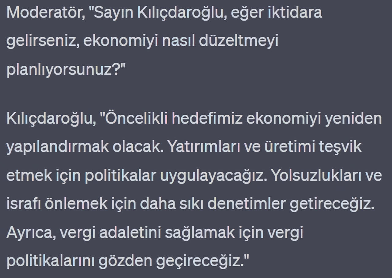 seçim tartışma