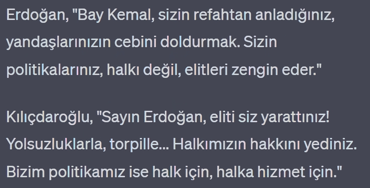 erdoğan ve kılıçdaroğlu