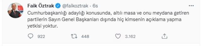 Kılıçdaroğlu'ndan CHP'lilere altılı masa talimatı: Açıklama ve değerlendirme yapmayın