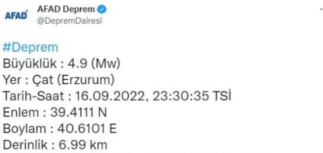 Bingöl'de deprem anı güvenlik kamerasına yansıdı