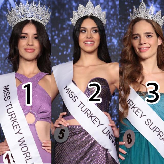 Miss Turkey 2022 birincisi resmen belli oldu! Üçüncü sırayı alan ismin annesi de Avrupa güzeli