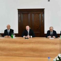 Aliyev: 'Doğal kaynaklarımızı sömürenler uluslararası hukuk normuna göre suçludur'
