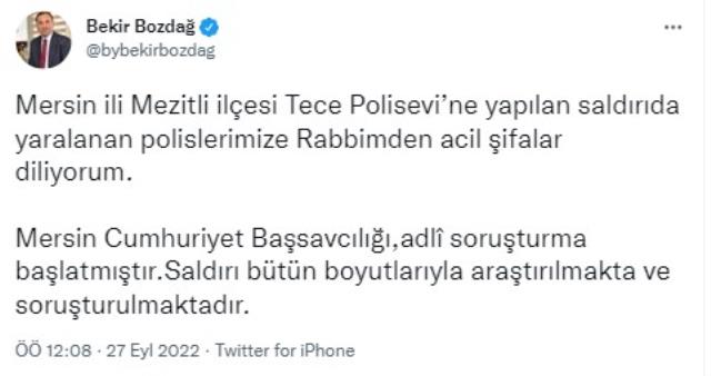 Son dakika! Mersin'de polisevine silahlı saldırı: 1'i ağır olmak üzere 2 polis memuru yaralandı