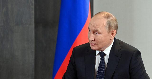 Russian President Vladimir Putin meets with Kyrgyz President Sadyr Japarov in Samarkand