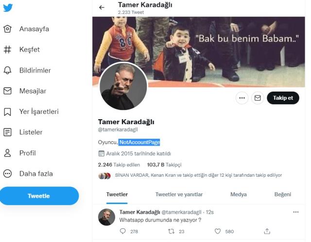 Tamer Karadağlı'nın LGBT+ karşıtı mitinge destek verdiği iddiası