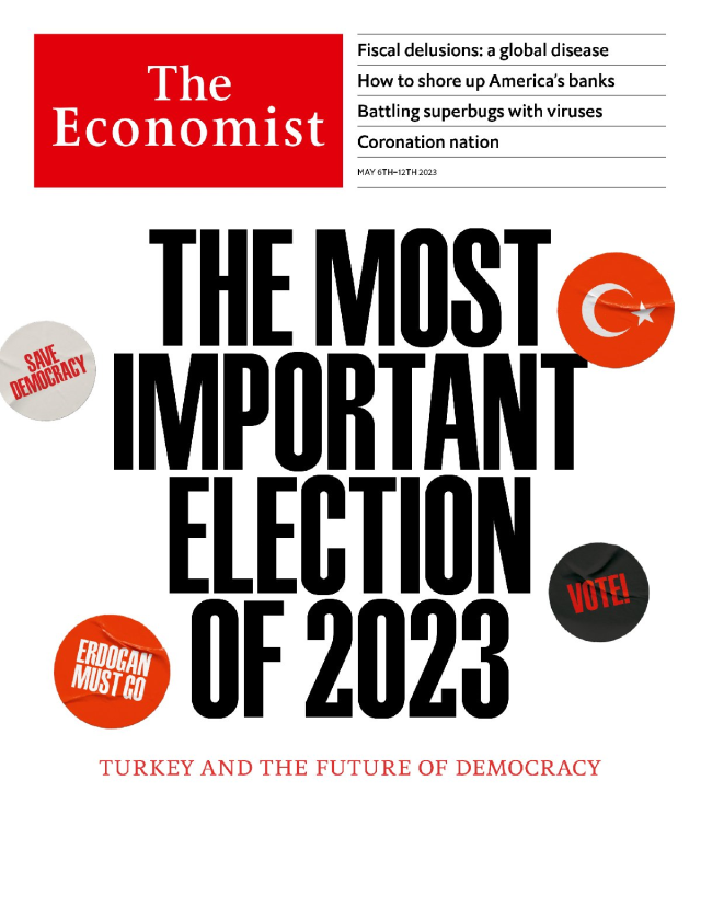 The Economist Türkiye'deki seçimleri kapağa taşıdı: Erdoğan gitmeli