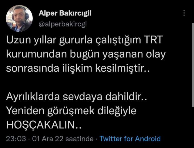 Türkiye bu olayı konuşuyor! Maç sırasında FETÖ firarisi Hakan Şükür'ün ismini zikreden TRT spikeri kovuldu