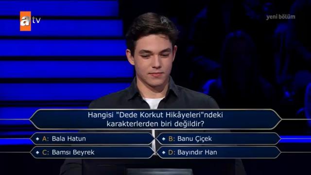 Türkiye bu anlara kilitlendi! İşte Kim Milyoner İster'deki 1 milyon liralık soru