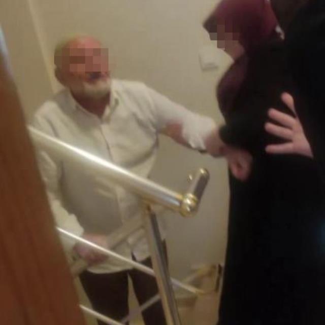 Yatırılan rakamı görünce çılgına döndü! Ev sahibi ile kiracının kavgası kamerada