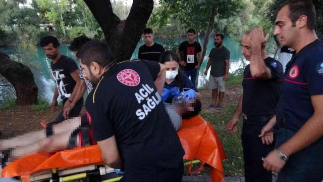 Yaya köprüsünden ıramağa atladı, tüm çabalara rağmen hayatını kaybetti