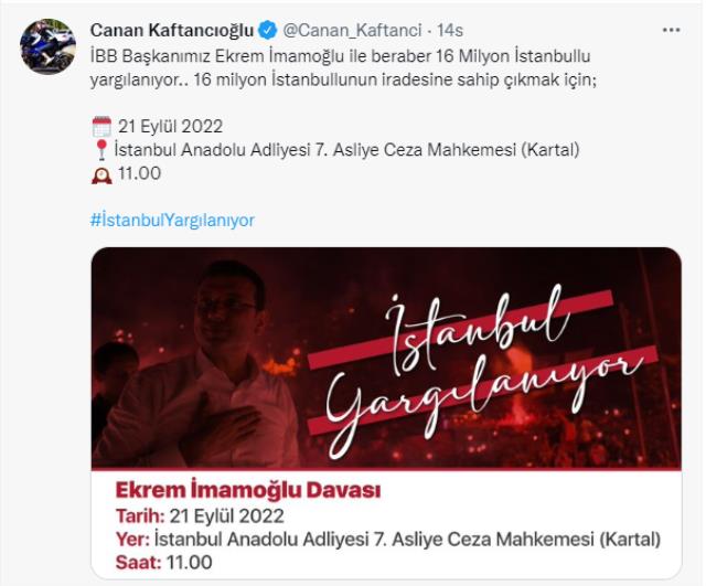 Ekrem İmamoğlu bugün hakim karşısına çıkacak! Ara kararın çıkması bekleniyor