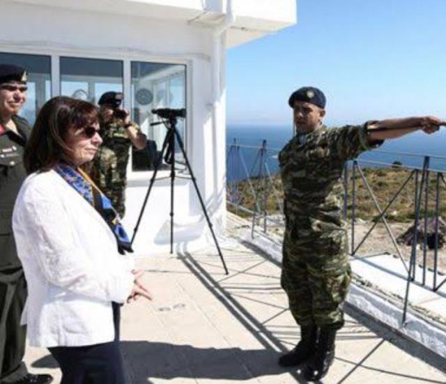 Yunanistan, Erdoğan'ın restine rağmen akıllanmıyor! Cumhurbaşkanı Sakelaropulu'dan 12 adalara çıkarma