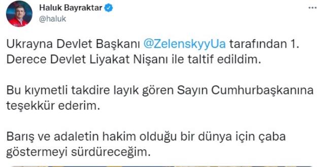 Zelenski'den Haluk Bayraktar'a devlet nişanı! Ukrayna'da kurulacak BAYKAR fabrikasının detaylarını görüştüler