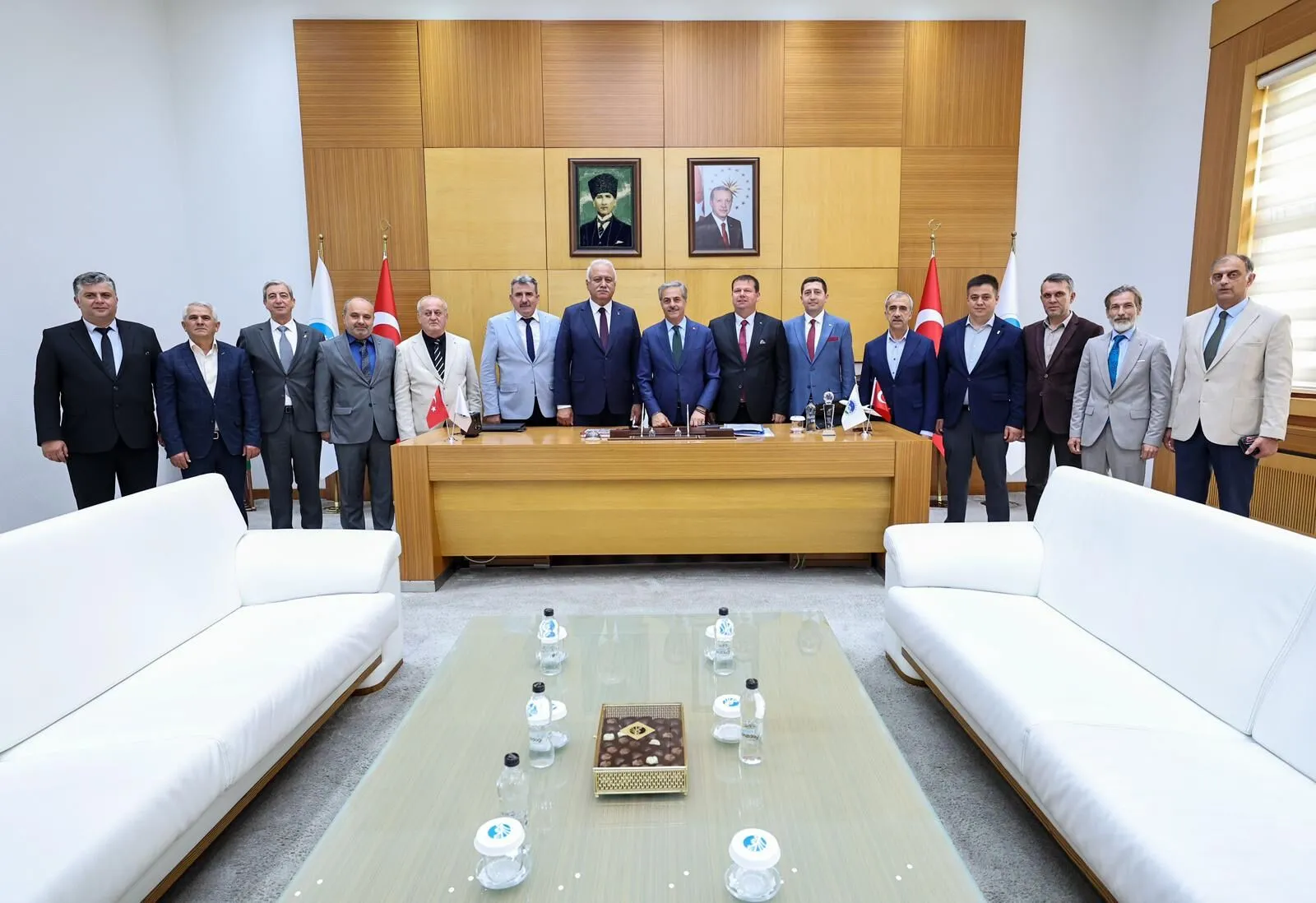 Başkan Alemdar yeni SESOB yönetimini ağırladı