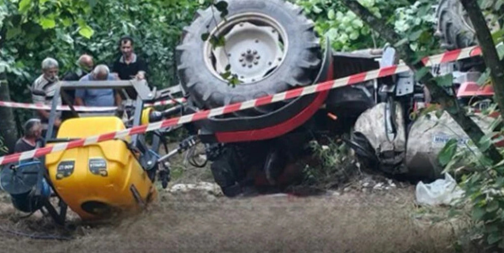 Fındıklık yolunda facia: Traktör devrildi, Havva Yaylı hayatını kaybetti