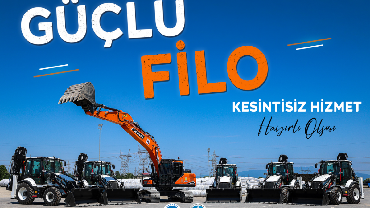 SASKİ filosunu güçlendirdi: 6 yeni iş makinesi hizmete alındı
