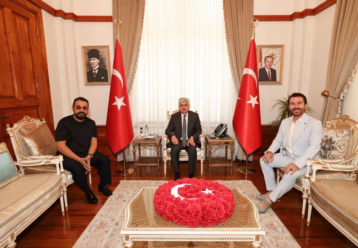 Vali Rahmi Doğan, Uğur Arslan'ı ağırladı