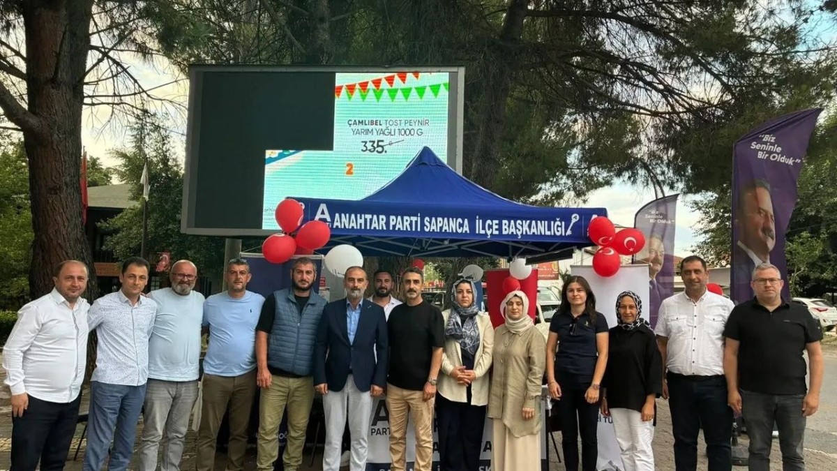 Anahtar Parti Sapanca’da sahaya indi: “Sesimiz daha gür çıkacak”