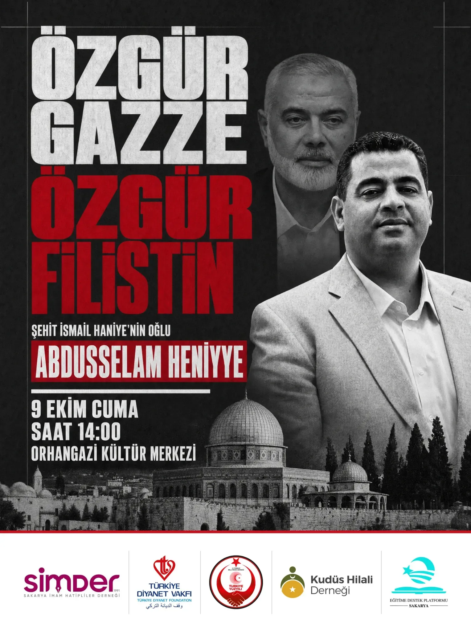 İsmail Haniyye’nin oğlu Sakarya’ya geliyor